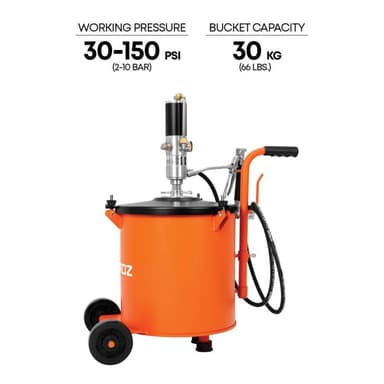 Pompe a graisse Pneumatique 30KG - Thumbnail 1