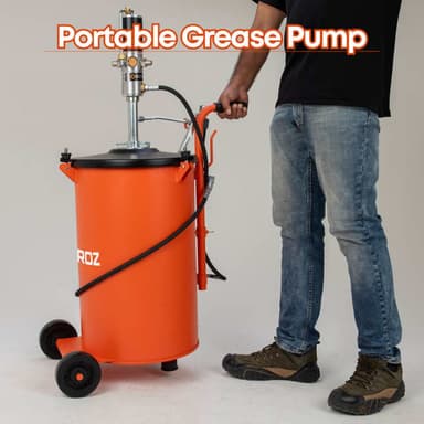 Pompe a graisse pneumatique 50 Kg - Thumbnail 3